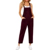 image:imageEkouaer Corduroy Overalls for Women Loose Fit Casual Fall JumpsuitsRed