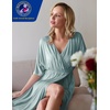 image:imageEkouaer 3 in 1 LaborDeliveryHospital Gown Maternity Nursing NightgownCeladon Green