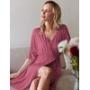 image:imageEkouaer 3 in 1 LaborDeliveryHospital Gown Maternity Nursing NightgownDark Pink