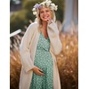 image:imageEkouaer 3 in 1 LaborDeliveryHospital Gown Maternity Nursing NightgownGreen Dandelion