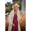 image:imageEkouaer 3 in 1 LaborDeliveryHospital Gown Maternity Nursing NightgownWine Red