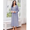 image:imageEkouaer Cotton Nightgowns for Women Long Sleeve Nightgown Button Night GownFlowers Heartshaped