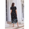 image:imageEkouaer Long Nightgowns For Women Short Sleeve Midi Nightgown With PocketsButterfly Flowers