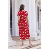 image:imageEkouaer Long Nightgowns For Women Short Sleeve Midi Nightgown With PocketsChristmas Elk