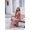 image:imageEkouaer Long Nightgowns For Women Short Sleeve Midi Nightgown With PocketsGray Purple Red