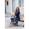 image:imageEkouaer Long Nightgowns For Women Short Sleeve Midi Nightgown With PocketsRed Flower