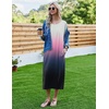 image:imageEkouaer Long Nightgowns for Women Short Sleeve Night Gowns with PocketsGradients