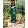 image:imageEkouaer Long Sleeve Nightgowns for Women Sleep Shirt Henley Sleep DressChristmas Green