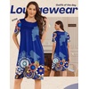 image:imageEkouaer Moo Moos for Women Button House Dresses for Women with Pocket MumuBlue Mandala