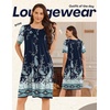 image:imageEkouaer Moo Moos for Women Button House Dresses for Women with Pocket MumuNavy Blue