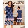 image:imageEkouaer Moo Moos for Women Button House Dresses for Women with Pocket MumuNavy Boho