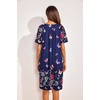 image:imageEkouaer Moo Moos for Women Floral Print House Dress with Pockets NightgownButterfly and Flower