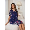image:imageEkouaer Moo Moos for Women Floral Print House Dress with Pockets NightgownButterfly and Flower