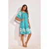 image:imageEkouaer Moo Moos for Women Floral Print House Dress with Pockets NightgownGreen