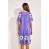 image:imageEkouaer Moo Moos for Women Floral Print House Dress with Pockets NightgownLilac