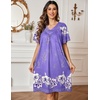 image:imageEkouaer Moo Moos for Women Floral Print House Dress with Pockets NightgownLilac
