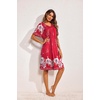 image:imageEkouaer Moo Moos for Women Floral Print House Dress with Pockets NightgownRed