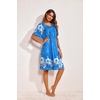 image:imageEkouaer Moo Moos for Women Floral Print House Dress with Pockets NightgownSky Blue