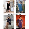 image:imageEkouaer Nightgowns for Women 34 Sleeve Nightgown Pleated SleepshirtsWhite Red Floral