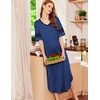 image:imageEkouaer Nightgowns for Women Long Nightgown Plus Size Moo Moos House DressBlue