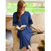 image:imageEkouaer Nightgowns for Women Long Nightgown Plus Size Moo Moos House DressBlue