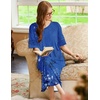 image:imageEkouaer Nightgowns for Women Long Nightgown Plus Size Moo Moos House DressBlue Ethnic Style