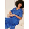 image:imageEkouaer Nightgowns for Women Long Nightgown Plus Size Moo Moos House DressBlue Ethnic Style
