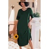 image:imageEkouaer Nightgowns for Women Long Nightgown Plus Size Moo Moos House DressGreen