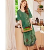 image:imageEkouaer Nightgowns for Women Long Nightgown Plus Size Moo Moos House DressGreen Ethnic Style