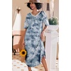 image:imageEkouaer Nightgowns for Women Long Nightgown Plus Size Moo Moos House DressGrey Tie Dye