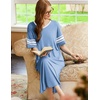 image:imageEkouaer Nightgowns for Women Long Nightgown Plus Size Moo Moos House DressLight Blue