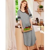 image:imageEkouaer Nightgowns for Women Long Nightgown Plus Size Moo Moos House DressLight Grey