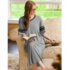 image:imageEkouaer Nightgowns for Women Long Nightgown Plus Size Moo Moos House DressLight Grey