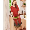 image:imageEkouaer Nightgowns for Women Long Nightgown Plus Size Moo Moos House DressPeacock Feather