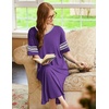 image:imageEkouaer Nightgowns for Women Long Nightgown Plus Size Moo Moos House DressPurple