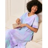 image:imageEkouaer Nightgowns for Women Long Nightgown Plus Size Moo Moos House DressPurple Tie Dye