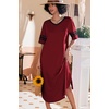 image:imageEkouaer Nightgowns for Women Long Nightgown Plus Size Moo Moos House DressWine Red