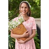 image:imageEkouaer Nightgowns for Women with Pockets Short Sleeve Henley SleepshirtsPink Floral
