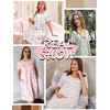 image:imageEkouaer Nightgowns for Women with Pockets Short Sleeve Henley SleepshirtsWhite Pink Floral
