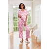 image:imageEkouaer Pajamas for Women Set Silky Satin 2 Piece Lounge Sets with PocketsBow