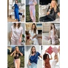 image:imageEkouaer Pajamas for Women Set Silky Satin 2 Piece Lounge Sets with PocketsChampagne