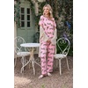 image:imageEkouaer Pajamas for Women Set Silky Satin 2 Piece Lounge Sets with PocketsCheetah