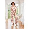 image:imageEkouaer Pajamas for Women Set Silky Satin 2 Piece Lounge Sets with PocketsCherry Teddy