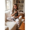 image:imageEkouaer Pajamas for Women Set Silky Satin 2 Piece Lounge Sets with PocketsFunny Cat