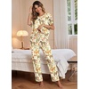image:imageEkouaer Pajamas for Women Set Silky Satin 2 Piece Lounge Sets with PocketsHorse
