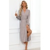 image:imageEkouaer Robes for Women Lightweight Long Bathrobe Soft Knit Bath Robe S2XLKhaki