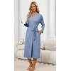 image:imageEkouaer Robes for Women Lightweight Long Bathrobe Soft Knit Bath Robe S2XLLight Blue