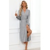 image:imageEkouaer Robes for Women Lightweight Long Bathrobe Soft Knit Bath Robe S2XLLight Grey