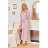 image:imageEkouaer Robes for Women Lightweight Long Bathrobe Soft Knit Bath Robe S2XLLight Pink