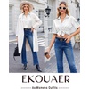 image:imageEkouaer Silk Pajamas for Womens Set 2 Piece Fall Pjs Button Down SleepwearWhite